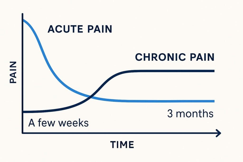 Acute vs Chronic Pain Timeline