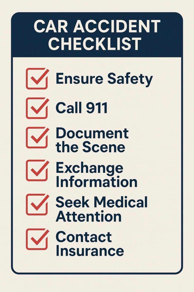 Car accident checklist