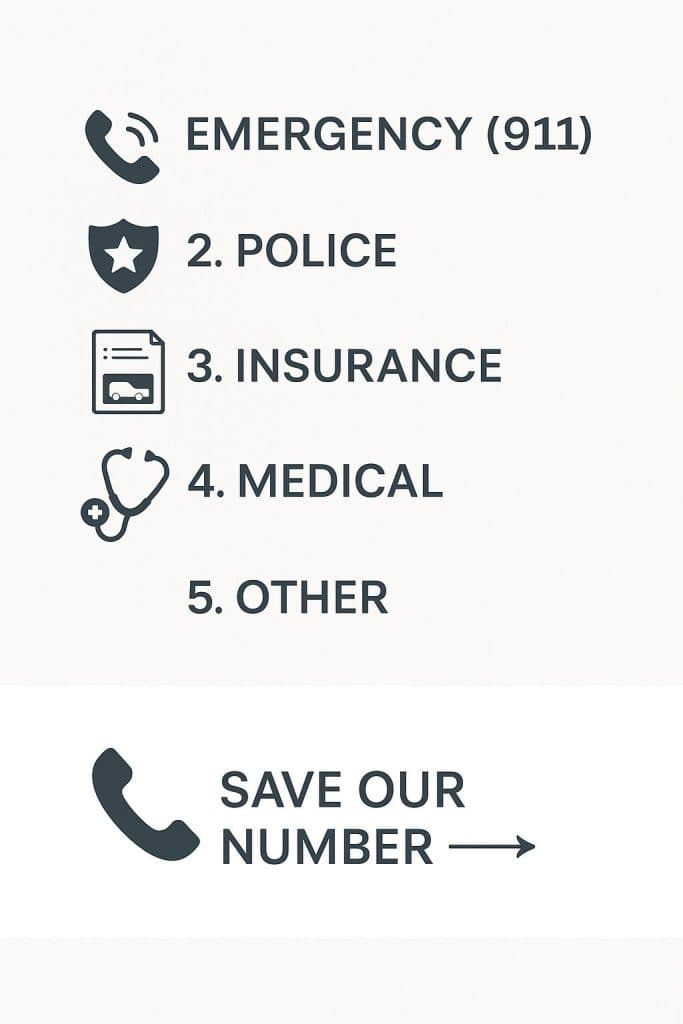 who to call after car accident Beaumont TX