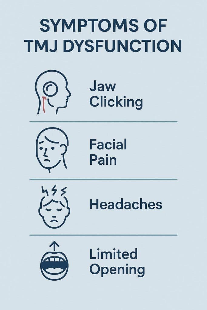 symptoms of TMJ Dysfunction