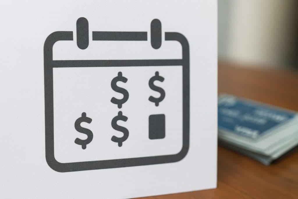 Scheduled Payments Calendar Icon