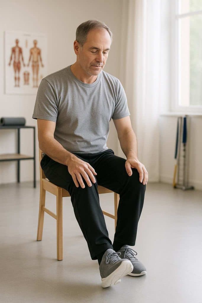 Seated Ankle Exercise in Therapy