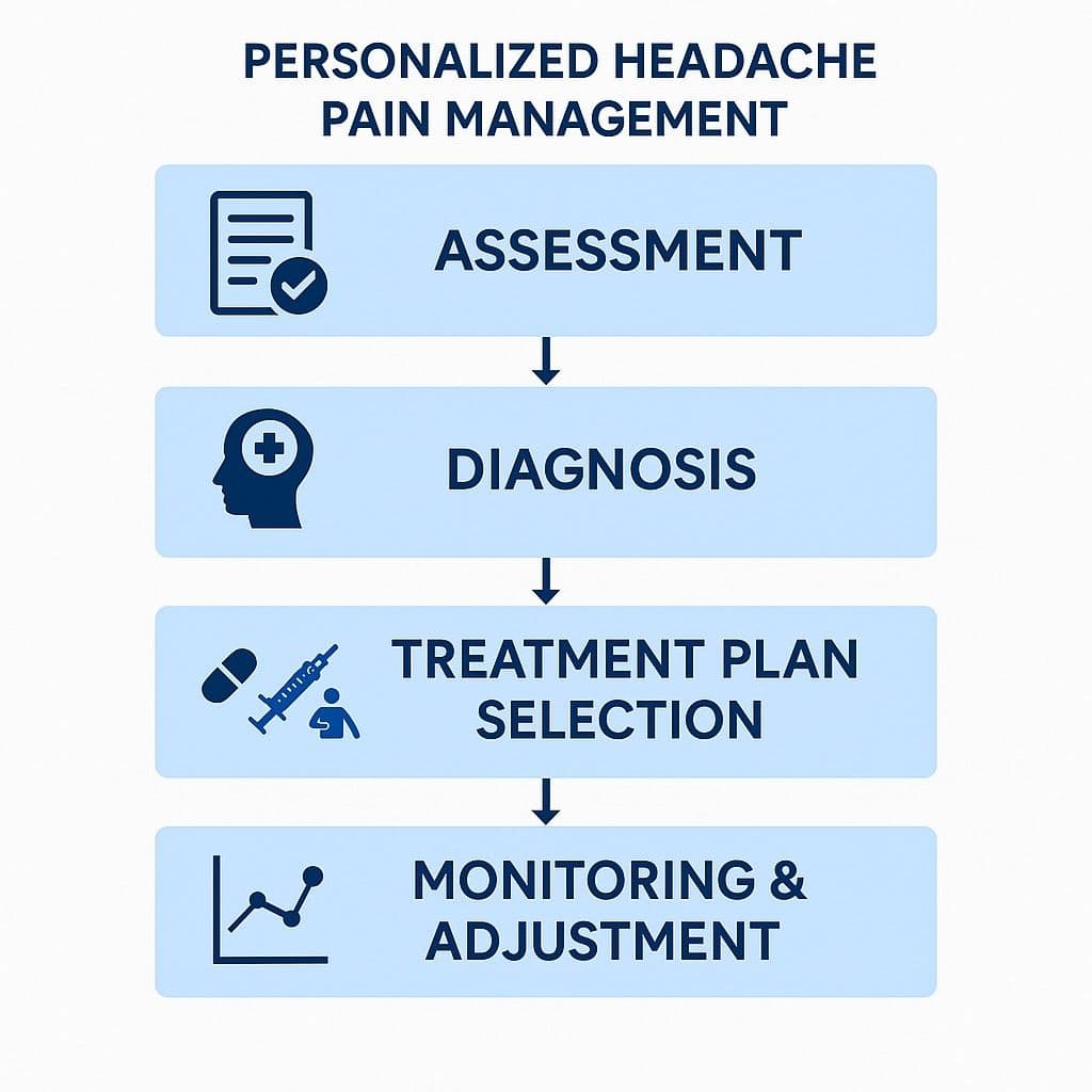 Personalised Headache Management Flowchart