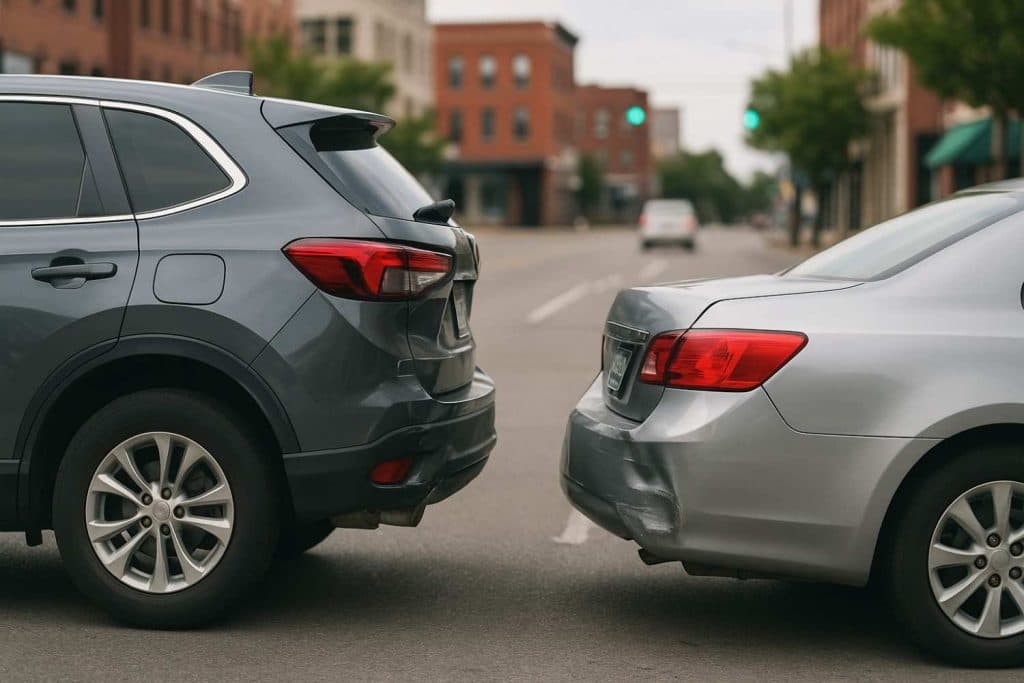 Minor Collision in Beaumont Streets