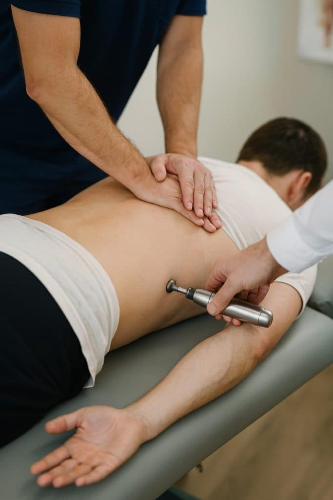 Chiropractic Adjustment in Progress