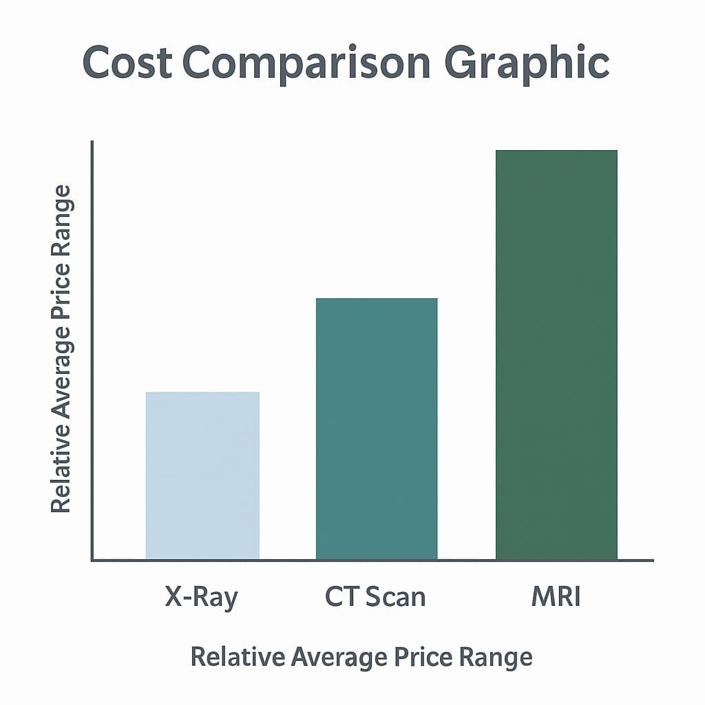 Medical Imaging Cost Comparison graphic