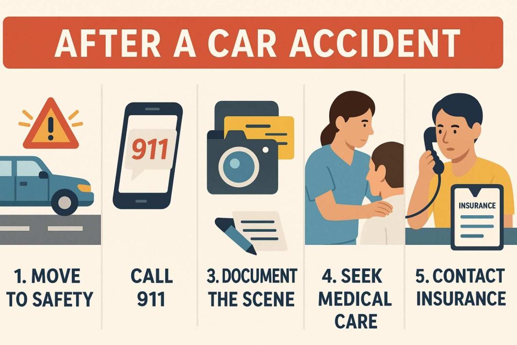 5 Things to Do Immediately After a Car Accident