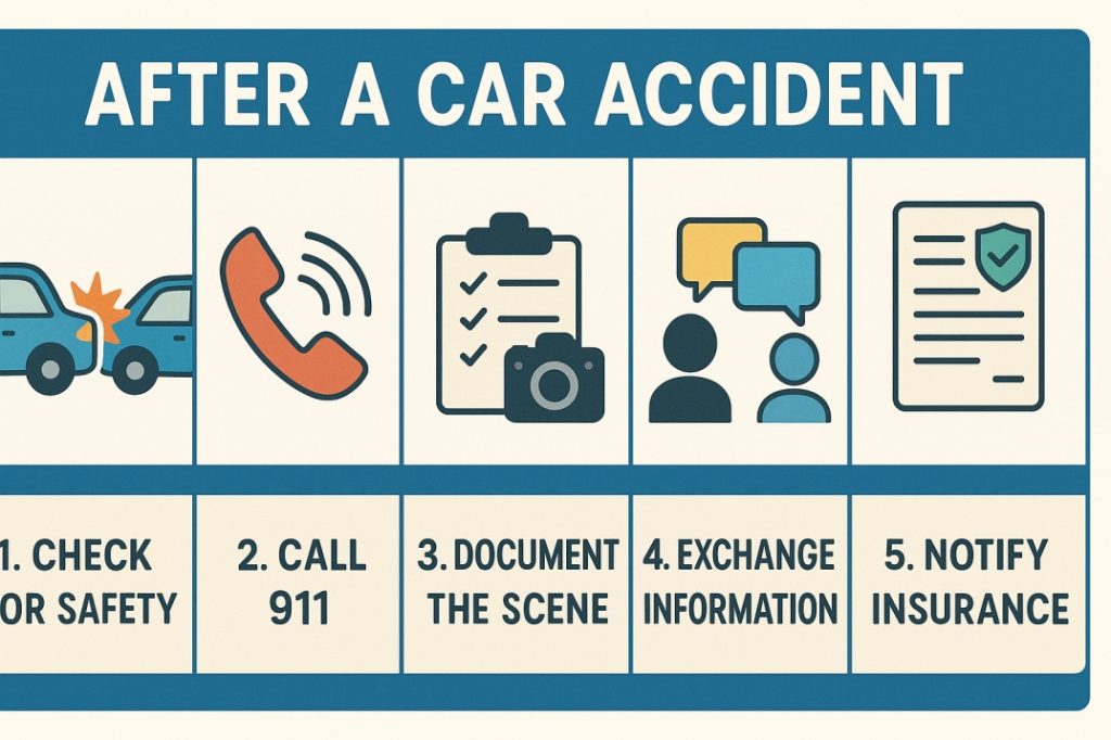 what to do after car accident Beaumont TX