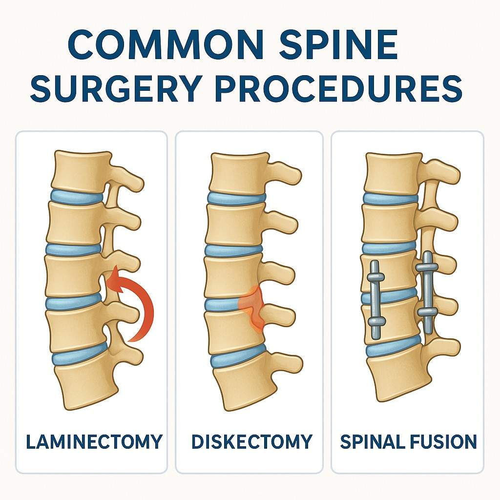 common spine surgery procedures