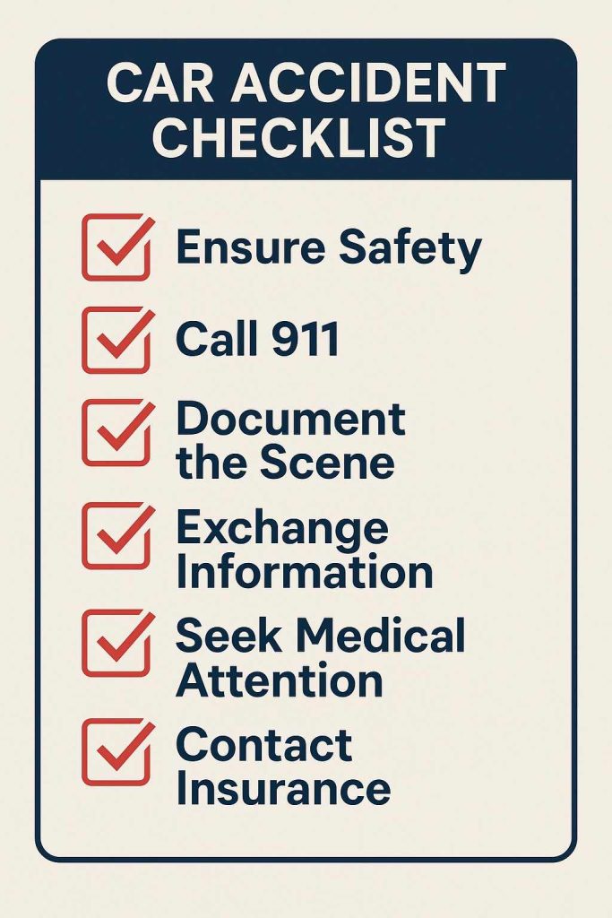 Car accident checklist