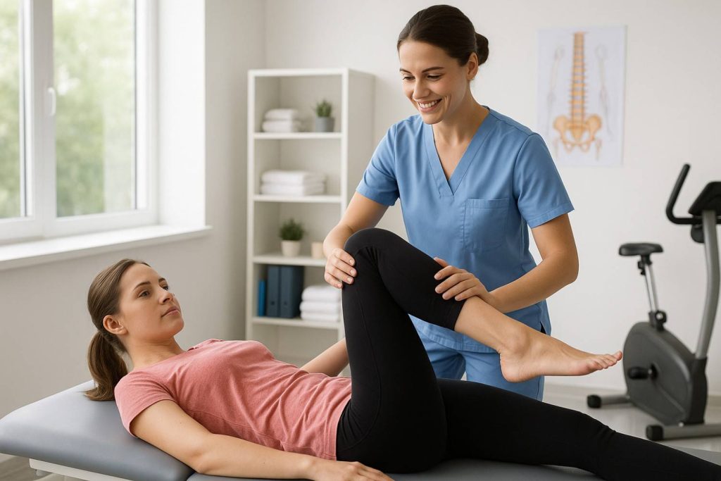 Physical Therapy Stretch Session