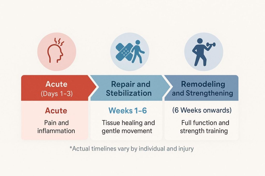 Recovery Timeline Graphic