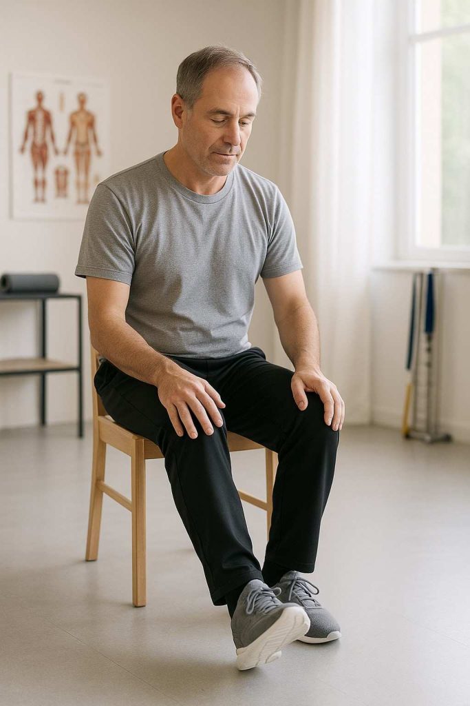 Seated Ankle Exercise in Therapy