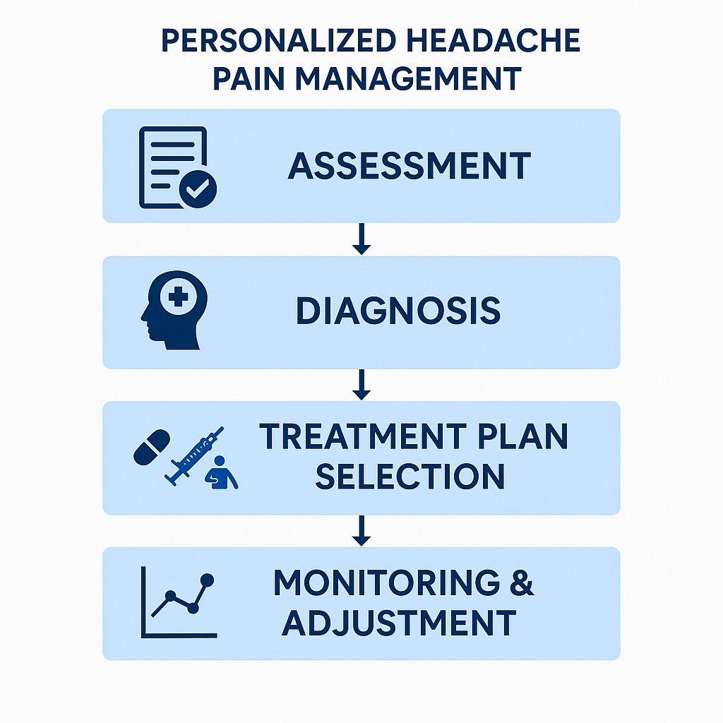 Personalised Headache Management Flowchart