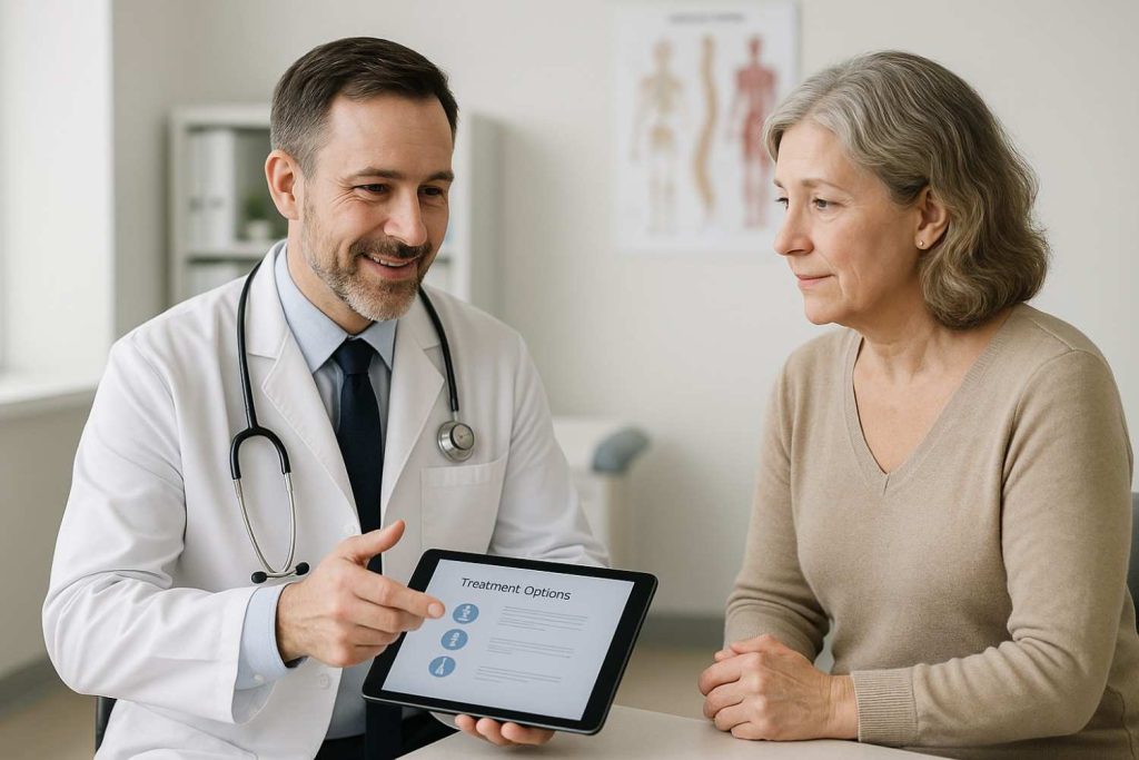 Doctor Discussing Treatment with Patient