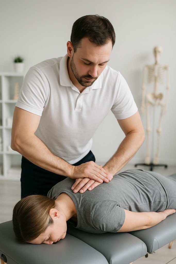 Chiropractic Adjustment in Professional Setting