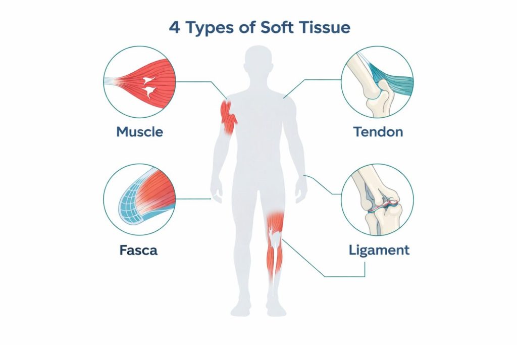 Types of soft tissue anatomy